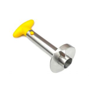 Outil De Cuisine Jaune Facile En Acier Inoxydable Pour Éplucher Et Vider Les Fruits Et Ananas - Neuf