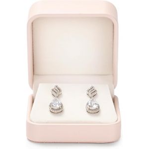 Bo&icirc;te &Agrave; Bagues Rangement Des Bagues Bo&icirc;te &Agrave; Bijoux Rangement Des Bijoux Bo&icirc;te Cadeau Pour Mariage Demande En Mariage(Blanc) - Neuf