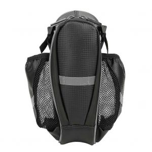 Sacoche De Selle De V&eacute;lo 2025 Wheel Up, Avec Porte-Bidon Et Accessoires De Cyclisme Pour V&eacute;lo De Montagne Pliable, Noir Et Gris - Neuf