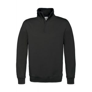 Sweat-Shirt Col Zipp&eacute; - Homme - Wui22 - Noir - Neuf