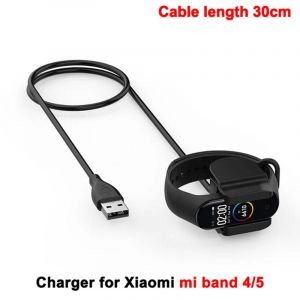 Chargeur Magn&eacute;tique Usb 1m Pour Xiaomi Mi Band 7 Pro,Chargeur De Montre Intelligente,Cordon D'alimentation &Agrave; Noyau En Cuivre Pur Pour Xiaomi Band 7 6 5 4 3 2--Miband 4 5-30cm - Neuf