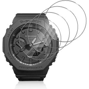 Kal-Protecteur D'écran Compatible Avec Casio G-Shock Ga-B2100 /Ga-B2100, 2.5d 9h Hd Protecteur D'écran De Protection En Verre Trempé Anti-Bulle Anti-Rayures Film De Verre [4 Pièces] - Neuf