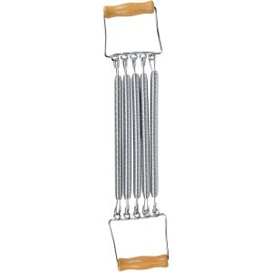 Checarzhn--No1-Extenseur De Poitrine À Ressort, Poignée En Bois, Extenseur De Poitrine Amovible, Équipement De Fitness Musculaire Pour Salle De Sport À Domicile - Neuf