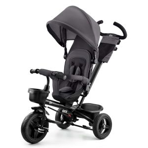 Subzonal-Kinderkraft Aveo Tricycle B&eacute;b&eacute; &Eacute;volutif, Draisienne &Eacute;volutif, Trike Bebe, Velo Poussette Bebe &Eacute;volutif, Velo Enfant 5 Ans, De 9 Mois, Pliable, Facile &Agrave; Plier, Accessoires Pratiques, Gris - Neuf