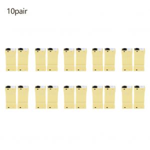 Lot de 10 connecteurs de lampe isoles 2 entrees 4 sorties, borne de connexion pour ampoule 600 V 6 A - Neuf