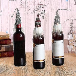 5pcs No&euml;l Champagne Bouteille Couverture Habiller Vacances Party Vin - Neuf