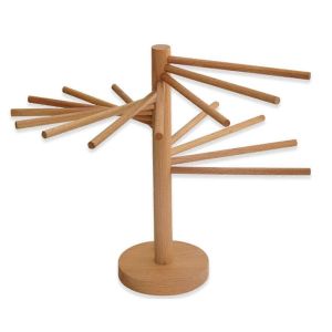 S&eacute;choir &agrave; p&acirc;tes en bois,s&eacute;choir &agrave; nouilles spaghetti pliable - Neuf