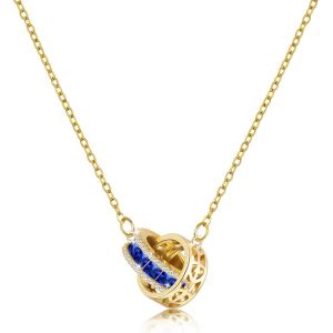 Asas-Linawe Collier Avec Pendentif En Pierres Précieuses Pour Femmes,Parure De Bijoux Tendance,Chaîne En Acier Inoxydable,Pendentif En Cristal Et Pierre De Naissance,Disponible En Argent,Or Et Or Rose - Neuf