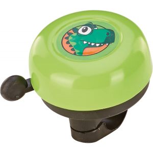 Kal-Kinderrad-Glocke, Grün Mit Dino-Motiv Sonnette De Vélo Jeunesse Unisexe, Vert, Taille Unique - Neuf