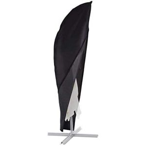 LETNERNY-Housse De Parasol Imperm¿¿able, Grande Housse De Parasol D¿¿port¿¿ Robuste Avec Fermeture ¿¿clair 265 Cm (50 X 70 X 40 Cm) - Noir - Neuf