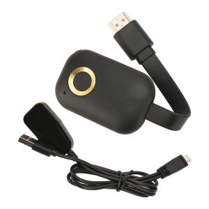 adaptateur d'interface multimedia HD sans fil 4K, adaptateur WiFi Ultra HD Plug and Play pour telephones portables et tablettes - Neuf