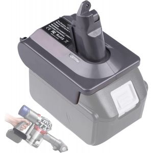 SJZG-Adaptateur De Batterie Pour Dyson V6 Pour Makita 18V Au Lithium Compatible Avec Dyson V6 Sv03 Sv04 Dc58 Dc59 Dc61 Dc62 Dc72 Dc74 Absolute Animal Motorhead, Pour Makita Bl1830 Bl1840 - Neuf