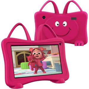 KALWS-Tablette Enfants 7 Pouces Android Tablette Éducative Enfant Applications Pré-Installé 32 Go Rom 64 Go Extension,Tablette Pour Enfant Avec Kid-Proof Étui Wifi Double Caméra Contrôle Parental - Neuf