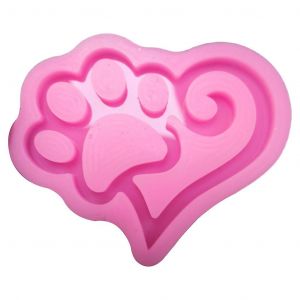 Rose Brillant Brillant Pour Griffe De Chat Moule En Silicone Pour L'artisanat De Cadeau D'amour De La Saint-Valentin - Neuf