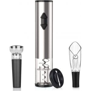 Décapsuleur Électrique, Tire-Bouchon, Décapsuleur Automatique, Tire-Bouchon, Décapsuleur, Avec Bouchon, Coupe-Capsule, Bec Verseur Pour La Cuisine - Neuf