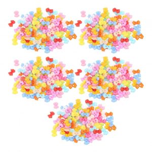 500 Pcs Mix Boutons Respectueux De L'environnement Mat&eacute;riaux Robustes Candies Couleur Bouton Pour V&ecirc;tements D&eacute;corationbowknot - Neuf