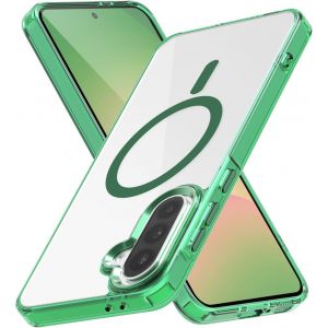 SJZG-Compatible Avec Samsung Galaxy A36 5G Coque/Galaxy A56 Coquetransparente [Compatible Avec Magsafe ] Protection Magn&eacute;tique Robuste Antichoc Coquepour A36 /A56 (6.7") Vert - Neuf