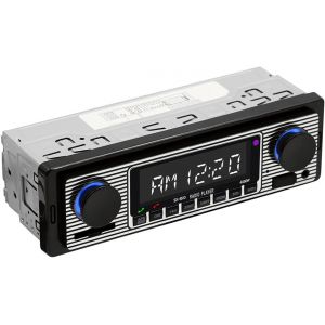 Autoradio St&eacute;r&eacute;o de Voiture Bluetooth, Poste Radio Voiture Bluetooth avec Port USB/SD/AUX, 4 x 60 W, Lecteur MP3 Num&eacute;rique, Autoradio Voiture Appels Mains Libres avec T&eacute;l&eacute;commande - Neuf
