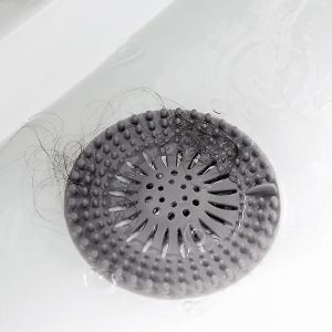 Salle de bain égout cheveux filtre cuisine évier lavabo déodorant blocage silicone anti-cheveux drain de sol - Neuf