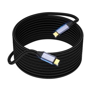 Cable Usb C Charge Rapide 3 Meter,Cable Usb C Long,Cable Usb C 3.1 Gen 2, 10Gbps C&acirc;ble Usb C Data Transfert,Transmission Video 4K 60Hz Pour T&eacute;l&eacute;phones Mobiles, Moniteurs, Usb C 100W - Neuf