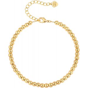 Eryi-18k Or À La Main Stratifié Bijoux Femmes Chaîne Bracelet - Neuf
