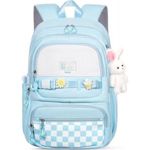 Sac à Dos Lapin Enfant,Sac D'école Cartable Maternelle,Sacs Scolaires Fille Primaire de Grande Capacité Imperméable Durable[T313] - Neuf