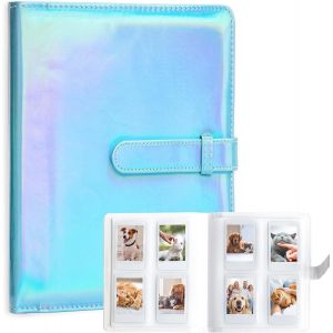 Album Photo 128 Pochettes Pour Instax Mini Liplay 11 12 9 8+ 8 7s Appareil Photo Instantan&eacute;, Snaptouch Pic-300 Z2300 Imprimante Mint Zip (Rose) - Neuf