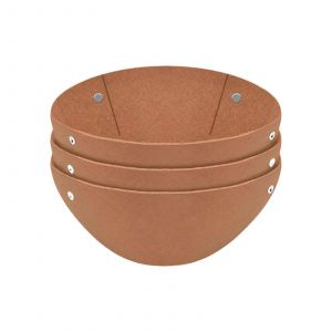 3 pieces de doublures de paniers suspendus en feutre de fibre de coco, de remplacement pour les jardinieres rondes en tissu Birdsafe pour fleurs, 40,6 cm. - Neuf