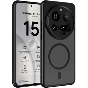 Xiaomi 15 Ultra Magn&eacute;tique Coque Pour Magsafe, &Eacute;tui Compatible Xiaomi Mi 15 Ultra Housse, Mat Translucide Anti-Rayures Arri&egrave;re, [Sensation De Peau] [Anti-Choc] [Anti-Jaunissement]-[POP945144] - Neuf