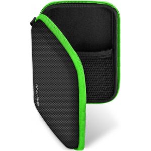 &Eacute;tui GPS Navigation-Jusqu'&agrave; 4,3"" & 5"" (14,6 x 9,3 x 3,4 cm)-Robuste et R&eacute;sistante aux Chocs-2 Compartiments Int&eacute;rieurs-Vert - Neuf