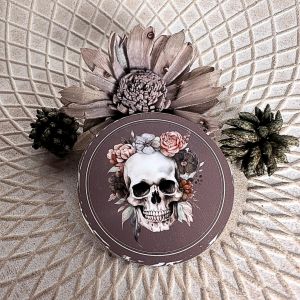 sticker personnalis&eacute; - cr&acirc;ne - fait main - Neuf