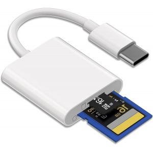 PIAL-Lecteur De Carte Usb C,Lecteur De Carte Micro Sd De Type C Pour Iphone,Adaptateur Usb-C Vers Lecteur De Carte Sd Type-C Pour Macbook Air Pro,Ipad Pro/Mini/Air,/Plus/Pro/Pro Max,Samsung,Huawei, - Neuf