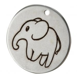 Nouvelle Mode Beaux Accessoires De Diy Mignon &Eacute;l&eacute;phant Forme Pendentif (Couleur Acier) - Neuf