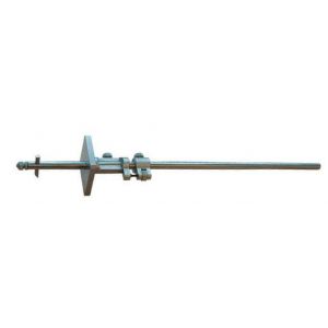 Trusquin universel r&eacute;glage fin avec tige cilindrique et plaque carr&eacute;e 57x45 mm 300 mm MIB STP300M - Neuf