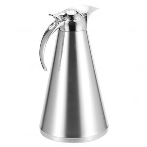 Hjlian Bouilloire Isotherme A Double Paroi En Acier Inoxydable Argente De 2 L Avec Couvercle - Neuf