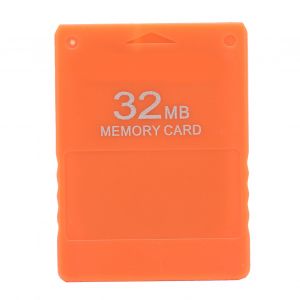 Carte Memoire 32 Mo Haute Vitesse Pour Playstation 2 Orange - Neuf