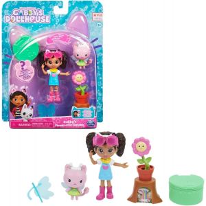 Gabby et la Maison Magique - Gabby Dollhouse - 2 FIGURINES ET ACCESSOIRES - Coffret Jardin Enchanté - Gabby, 1 Figurine Chat[2456] - Neuf