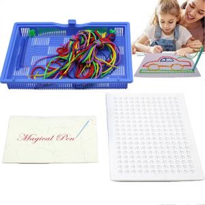 Planches &Agrave; Enfiler Pour Enfants Avec Motifs Color&eacute;s Et &Eacute;ducatifs - Neuf