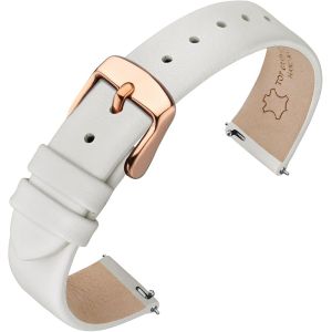 Bracelet De Montre En Cuir V&eacute;ritable Pour Homme Femme, D&eacute;gagement Rapide, Bande De Remplacement 12mm 13mm 14mm 16mm 18mm 20mm 22mm - Neuf