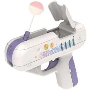 Candy Surprise Lollipop Gun M&ecirc;me Cadeau Cr&eacute;atif Pour Gar&ccedil;on Ami Enfants Jouet Fille Ami Cadeau Violet - Neuf
