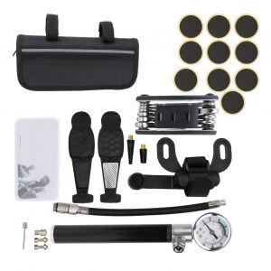 Kit D'outils Pour Velo, Demontage De Pneus, Kit De Reparation De Vtt, Pompe A Velo, Barometre - Neuf