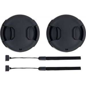 KAL-Lot De 2 52Mm Bouchon D'Objectif Frontale Lens Cap Pour Fujifilm X-M5 Xt50 Xt30 Xt20 Avec Xc 15-45Mm Objectif Kit Pour Nikon D5500 D5300 D3300 Avec Af-S 18-55Mm Objectif Kit Et Autres Objectifs 5 - Neuf
