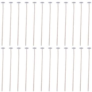 100pcs M&egrave;ches Pour Bougies De Soja,M&egrave;che De Bougie Pr&eacute;-Cir&eacute;e De 8 Pouces Avec Base - Neuf