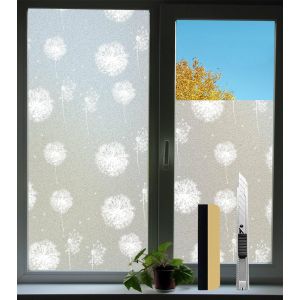 Film Fenetre Anti Regard Motif, Fenetre 30x200cm, Film Uv Fenetre Anti Chaleur, Film Vitrage Anti Regard - Neuf