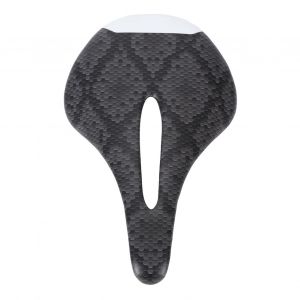 Selle De Velo De Route En Fibre De Carbone, Ultra Legere, Resistante A L'usure, Structure En Stereogel, Design Creux, Grise - Neuf