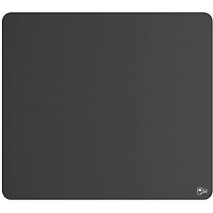 KALANKA-Gaming Tapis de Souris Elements Ice - Surface en Tissu infusé de Verre pour Vitesse et précision, Bords Cousus, Base Anti-dérapante, Frais au Toucher, Ice (430 x 380 x 3 mm) - Noir - Neuf