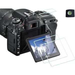 Protecteurs d'&eacute;cran pour appareil photo Nikon D7500,[Lot de 2+2] 0,3 mm Haute d&eacute;finition Duret&eacute; 9H - Neuf