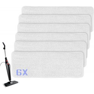 KALANKA-Lot de 6 housses de rechange pour nettoyeur vapeur Vileda Steam XXL/PLUS XXL - Tr&egrave;s absorbantes - 250 g - Pour nettoyeur vapeur Vileda - Neuf