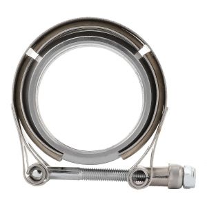 Collier de serrage r&eacute;glable en acier inoxydable pour tuyau d'&eacute;chappement et ventilation - Neuf