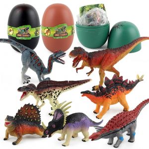 6pcs Enfants Simulation Dinosaure Oeufs Ensemble Tridimensionnel Ornements Toy_B - Neuf